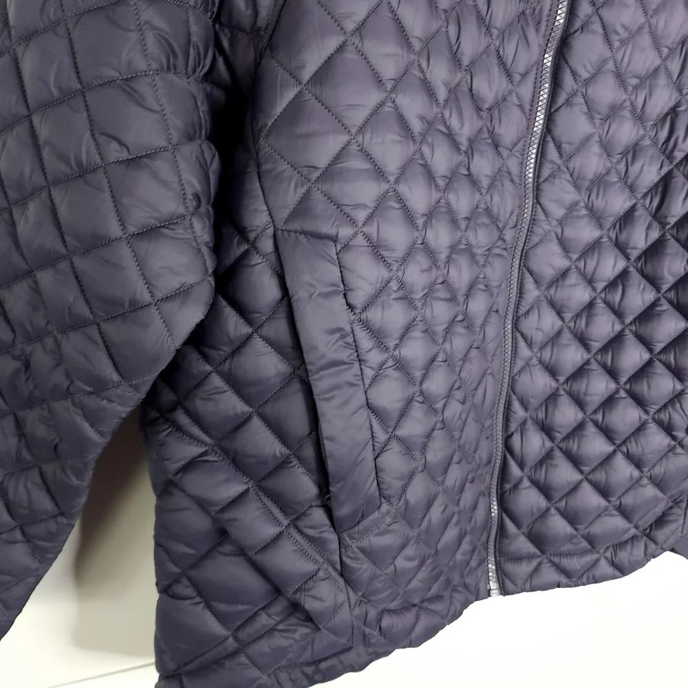 Athleta Wisper Featherless Jacket size XL color Dark Sky Violet - Picture 13 of 14